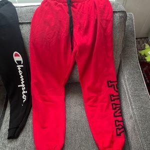 Pink sweats